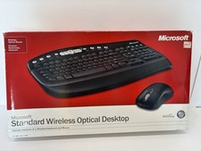 Microsoft Wireless Multimedia Keyboard 1.1 Model 1014 w Receiver + Optical Mouse picture