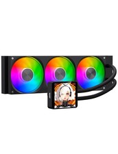 darkFlash DF-DV360M-BK MAX 360mm AIO LCD CPU Cooler ARGB Intel AMD (Black) picture