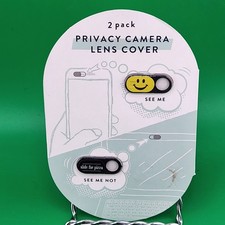 Vivitar Privacy Camera Lens Sliding Cover Super Slim 2 Pack-3 Styles to choose picture