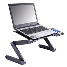 Navor Adjustable Standing Laptop Desk Stand Portable Aluminum Laptop Riser picture