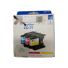New Up & Up Reman Ink Cartridges for Brother LC-71 Tri-color 1 Box picture