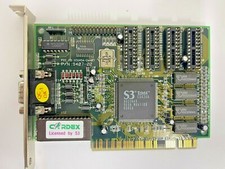 RARE VINTAGE CARDEX S3 TRIO64 PCI VGA CARD FCC ICUVGA-GW407 PN 9407-00 MXB31 picture