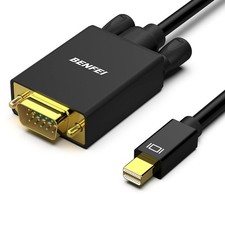 BENFEI Mini DisplayPort to VGA 6 Foot Cable 30V Gold Plated MacBook Compatible picture