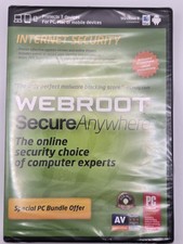 Webroot SecureAnywhere Internet Security 3 Devices PC Mac Mobile New Sealed picture