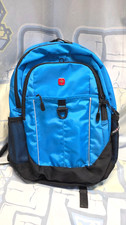 Swiss Gear Laptop Outdoor Backpack Lightweight Compact Vented Quick Clamps Blue picture