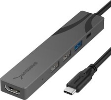 New - SABRENT Multi-Port USB-C Hub with Power Delivery and HDMI Out [HB-SHPU] picture