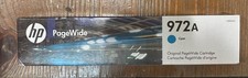 HP 972A Cyan Original PageWide Ink Cartridge L0R86AN Sealed Warranty End 07/2025 picture