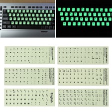 Luminous Keyboard Stickers Glow In Dark Film Layout Button for 10''-17'' Laptop picture