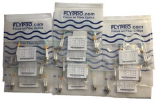 LOT OF 10~FIBER OPTICS FLYPRO.COM LC/UPC-LC/UPC-MM-DX-2.0MM-OM3-0.2m-LSZH picture
