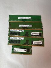 Lot of 5 DDR4 8GB Modules, 4x Desktop, 1x Laptop picture