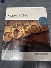 Factory Sealed Microsoft COBOL Develoment System Versión 4.5 For Dos And OS/2 picture