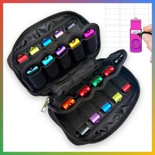 USB Flash Drive Case Data Storage Organizer 20 Slot Neoprene Black Portable Trav picture
