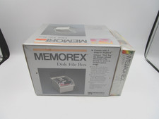NEW MEMOREX DISK FILE BOX & 10 5.25 FLEXIBLE DISKS 2S-2D picture
