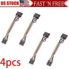 HD Audio 4x 13Pin Female to 9Pin Male ATX Converter Cable For Lenovo Motherboard picture