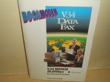 Boca Modem V.34 Data Fax 28,800bps User's Manual No. 9466 MACINTOSH picture