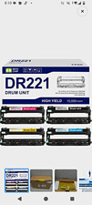 BUEGOO DR221/DR221CL Drum Unit 4 Pack 15,000 Pages For Brother HL-3140CW picture
