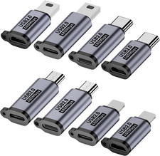 USB C to Micro Usb/Mini Usb/Lighting Adapter, 8 Pack picture