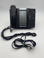 Mitel Black 5320 IP Phone 5006191  LCD Display VoIP   w/handset  and stand picture