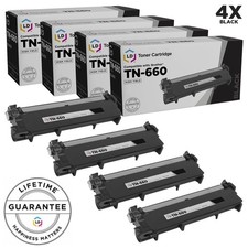 LD 4pk Compatible HY Black Laser Cartridge Set for Brother Toner TN660 Printer picture