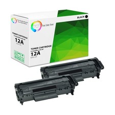 TCT 2 Black Q2612A 12A Toner Cartridge For HP LaserJet 1010 1012 1018 1020 1022 picture