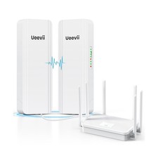 UeeVii Dual-Band Wireless Bridge Router Kit | 2.4G 5.8G WiFi Bridge | 5KM Poi... picture