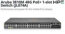 HP Aruba JL074A 48-Port PoE+ Managed Gigabit RJ-45 Rack Layer 3 NEW IN THE BOX picture
