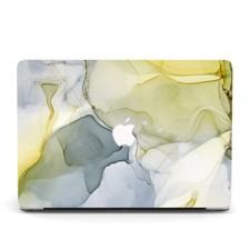 2in1 Shiny Color Fluid Marble Case For Macbook M4 Air 13 15 Pro 14 16 12 11 inch picture