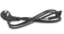 Ultra Low-Profile Angled Non-Polarized Power Cord NEMA 1-15P to C7 UL listed picture