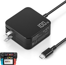 100W USB-C Power Adapter for Legion Go S & R36MAX Retro Console – 65W/100W picture