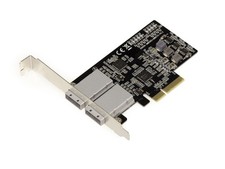 PCIe 2.0 4X SAS + SATA - 6GB - 8 External Ports - CHIPSET JMB575 JMB585 picture