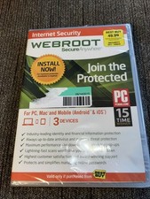 Webroot SecureAnywhere Internet Security - Full Version for Windows & Mac... picture