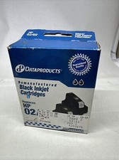 Dataproducts DPC02BKTWNRemanufactured Ink Cartridge Replacement for HP #02 - Blk picture
