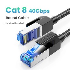 CAT 8 Ethernet LAN Cable 40Gbps 2000MHz RJ45 for PC Laptop PS5 Router picture