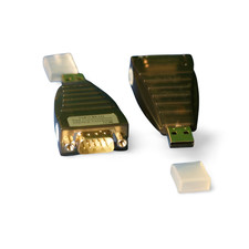 USB to DB9 Male Serial RS232 Port FTDI Chipset Adapter - Black picture