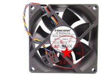 FOXCONN PVA080G12H-P01 DC12V 0.60A 8025 4-wire Dell chassis cooling fan picture