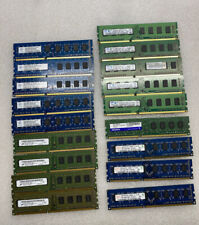 Lot of 18x Mixed Brands 2GB DDR3 PC3-10600U Desktop Ram Sticks picture