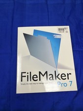 FileMaker Pro 7 Software for Mac CD-ROM Complete with Box & Manuals picture