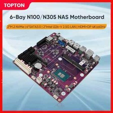 12th Gen i3-N305 N100 2*Intel i226-V 2.5G NAS Motherboard 6-Bay 6*SATA3.0 picture