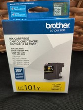 Genuine Brother LC101Y Yellow Inkjet Cartridge picture