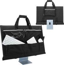KISLANE Travel Carrying Case for 24'' iMac Desktop Computer, Protective Black  picture
