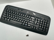 Logitech K330 Wireless Keyboard With Unifying Receiver. TESTED, WORKS, PAIRED picture