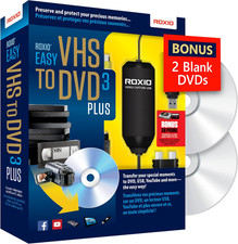 Roxio Easy VHS to DVD 3 Plus Video Converter VHS Hi8 V8 to DVD or Digital picture