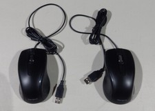 Set of 2 Targus Optical Wired Mouse Black Model AMU660 Brand New Open Box Nice picture
