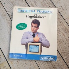 Retro Individual Training for Pagemaker 2.0 & 3.0 Macintosh Software Disks picture