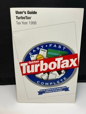Quicken Turbo Tax Vintage 1998 Guide Only 53 Pages picture