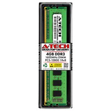 4GB DDR3 PC3-12800 DIMM Replacement for Kingston KCP316NS8/4 Desktop Memory RAM picture