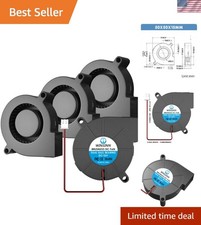Efficient 12V Pocket-Sized Blower Fans - 3.23 CFM Airflow for Small Devices picture