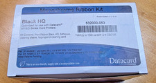 DataCard 532000-053 Monochrome Ribbon Black Print w/ Roller New Open Box picture