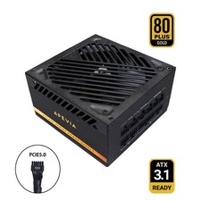 Apevia Galaxy 850W 80+ Gold ATX 3.1 Fully Modular Gaming PSU, PCIe 5.1 600W 12VH picture