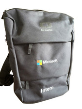 OGIO Sprint Microsoft Intern Black Laptop Backpack Zipper Closure picture